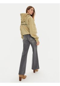 Guess Jeans Bluza W4BQ21 KC811 Beżowy Regular Fit. Kolor: beżowy. Materiał: bawełna #5