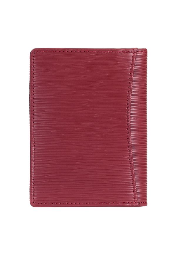 Wittchen - Etui na dokumenty. Kolor: czerwony. Materiał: skóra