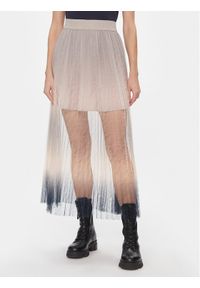 Armani Exchange Spódnica trapezowa 3DYN01 YNYLZ 1786 Beżowy Regular Fit. Kolor: beżowy. Materiał: syntetyk #1