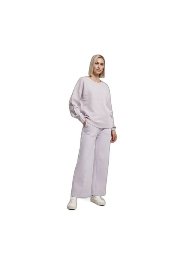 Sweter damski Urban Classics Chunky Fluffy. Kolor: fioletowy. Materiał: polar. Sezon: zima