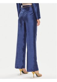 Rinascimento Spodnie materiałowe CFC0117559003 Granatowy Wide Fit. Kolor: niebieski. Materiał: syntetyk #4