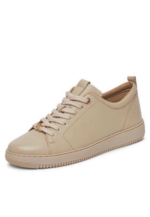 Lasocki Sneakersy WI23-LIJA-01 Beżowy. Kolor: beżowy. Materiał: skóra