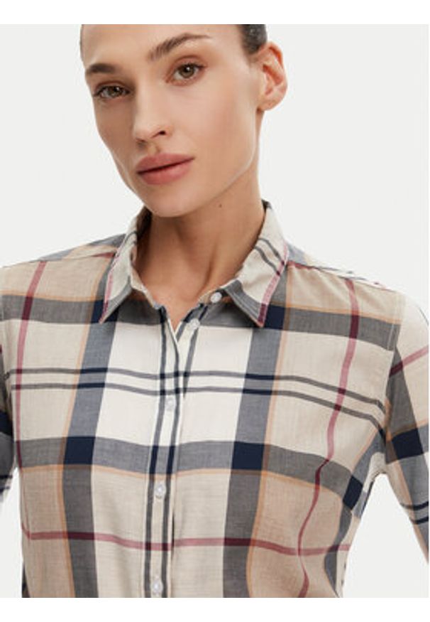 Barbour Koszula Bredon LSH1353BR37 Beżowy Regular Fit. Kolor: beżowy. Materiał: bawełna