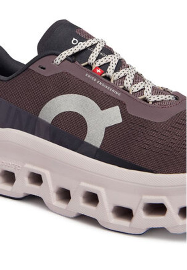On Buty do biegania Cloudmonster 1 3WF30484911 Brązowy. Kolor: brązowy. Materiał: materiał