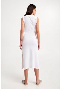 Armani Exchange - Sukienka ARMANI EXCHANGE. Materiał: bawełna. Długość rękawa: na ramiączkach. Wzór: nadruk. Długość: maxi #3