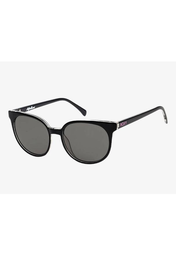 Okulary Roxy przeciwsłoneczne Makani G XKKS Shiny Black Grey. Kolor: wielokolorowy