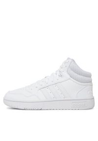 Adidas - adidas Sneakersy Hoops 3.0 Mid Lifestyle Basketball Classic Vintage ID9838 Biały. Kolor: biały. Materiał: skóra. Sport: koszykówka #6