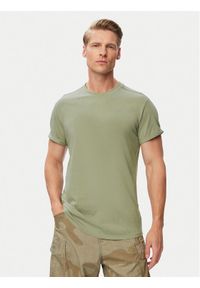G-Star RAW - G-Star Raw T-Shirt Lash D16396-B353 Szary Regular Fit. Kolor: szary. Materiał: bawełna #1