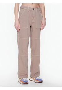 BDG Urban Outfitters Spodnie materiałowe BDG UTILITY SKATE SAND 76474220 Beżowy Relaxed Fit. Kolor: beżowy. Materiał: bawełna #1