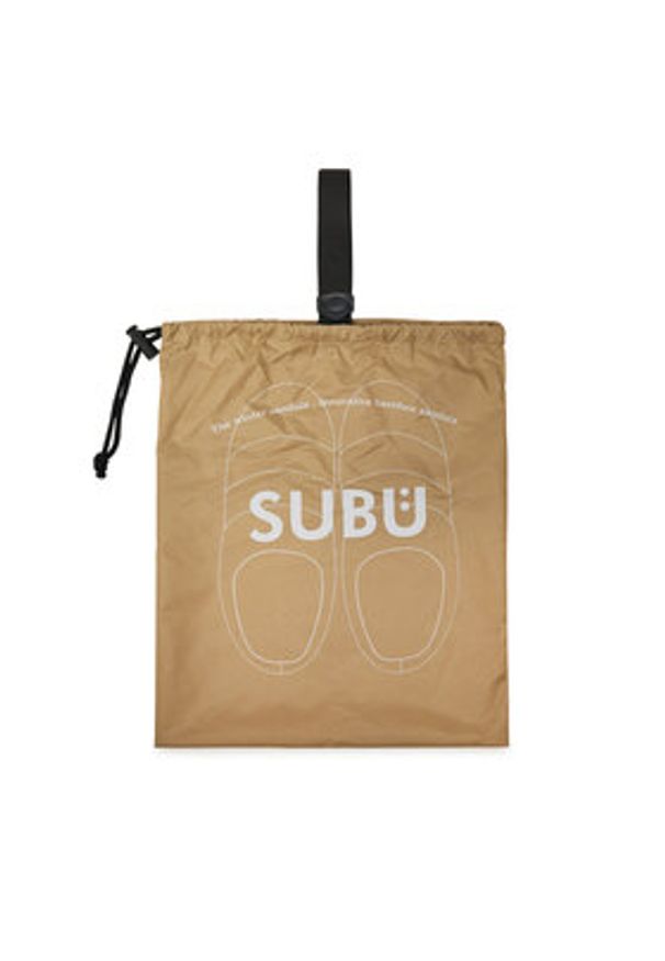 Subu Kapcie Belt Beżowy. Kolor: beżowy. Materiał: materiał