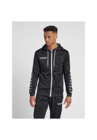 Bluza fitness męska Hummel zip hml AUTHENTIC Poly. Kolor: czarny, biały, wielokolorowy. Sport: fitness #1