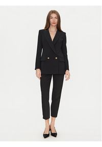 Marella Chinosy Miele 2513131021 Czarny Slim Fit. Kolor: czarny. Materiał: syntetyk, bawełna