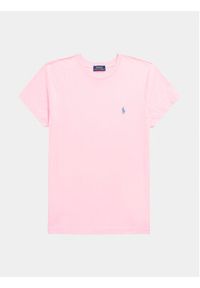 Polo Ralph Lauren T-Shirt New Rltpp 211898698019 Różowy Regular Fit. Typ kołnierza: polo. Kolor: różowy. Materiał: bawełna #2