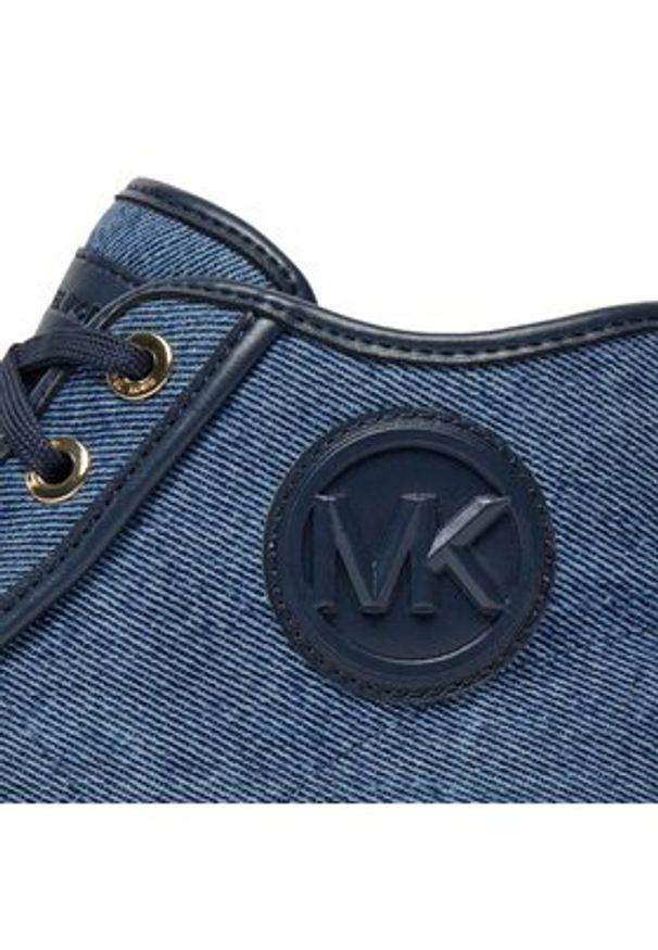 MICHAEL Michael Kors Trampki Evy High Top 43R4EYFS6D Niebieski. Kolor: niebieski. Materiał: materiał