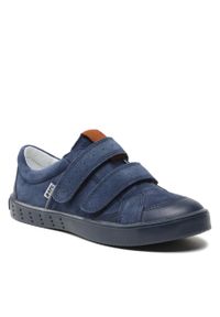 Sneakersy Bartek 18649007 Niebieski. Kolor: niebieski. Materiał: zamsz, skóra #1
