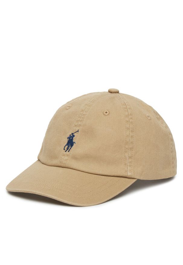 Czapka z daszkiem Polo Ralph Lauren. Kolor: beżowy