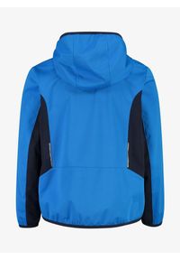 Kurtka chłopięca CMP Pristina. Kolor: niebieski. Materiał: softshell. Sport: turystyka piesza
