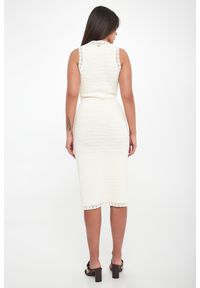 Twinset Milano - Sukienka dzianinowa ołówkowa TWINSET. Materiał: dzianina. Typ sukienki: ołówkowe #4