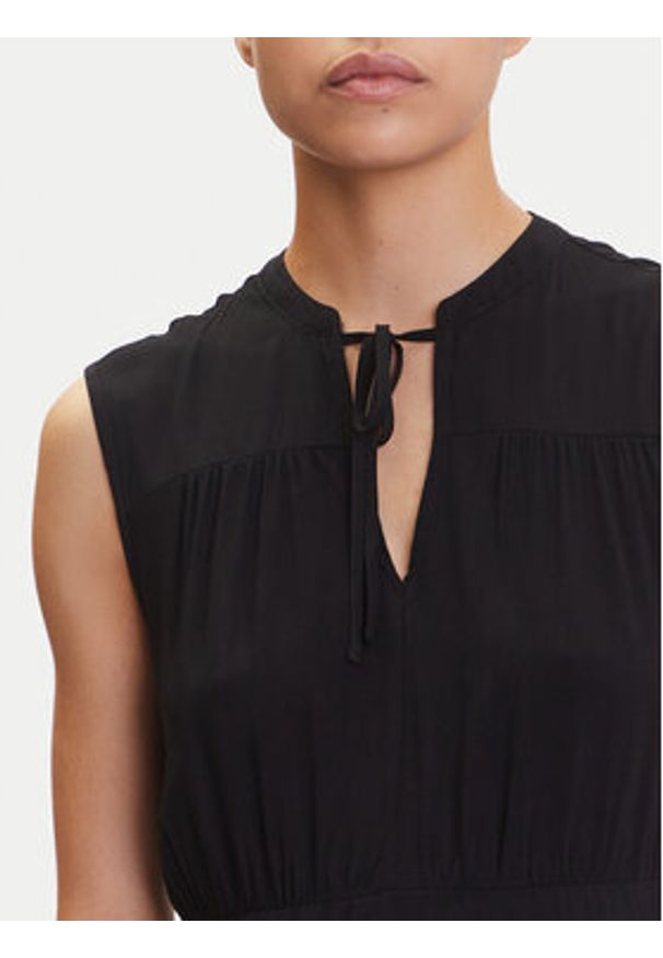 only - ONLY Sukienka codzienna Nova 15347921 Czarny Regular Fit. Okazja: na co dzień. Kolor: czarny. Materiał: wiskoza. Typ sukienki: proste. Styl: casual