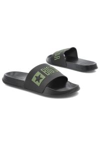 Big-Star - Czarne Klapki Big Star Stylowe Obuwie Męskie. Okazja: na co dzień. Kolor: czarny. Sezon: lato. Styl: elegancki #5