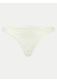 Calvin Klein Underwear Stringi 000QF7753E Biały. Kolor: biały. Materiał: syntetyk