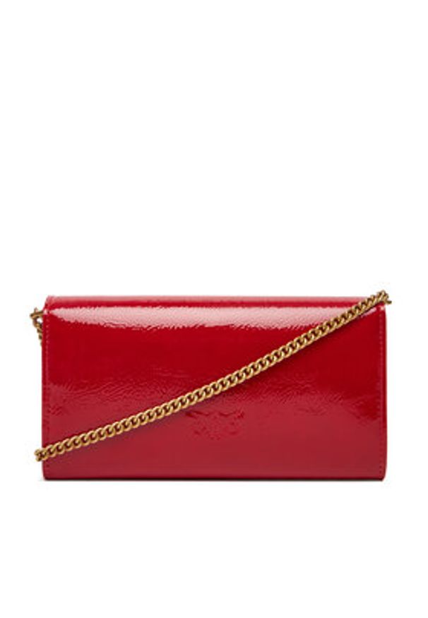 Pinko - PINKO Torebka Love One Wallet C PE25 PLTT 100062 A1UV Czerwony. Kolor: czerwony. Materiał: skórzane