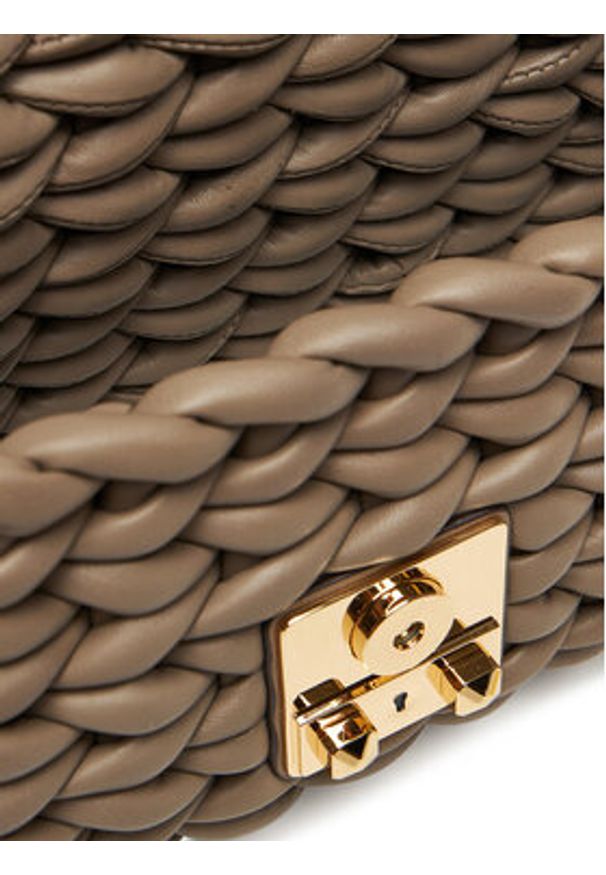 MICHAEL Michael Kors Torebka Tribeca 30T5G2RL7T Beżowy. Kolor: beżowy. Materiał: skórzane
