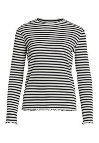 Vila Bluzka Thessa 14084649 Czarny Regular Fit. Kolor: czarny. Materiał: bawełna #4