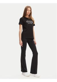 Guess T-Shirt V5YI12 J1314 Czarny Regular Fit. Kolor: czarny. Materiał: bawełna #3