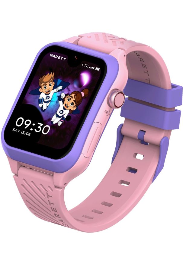 GARETT - Smartwatch Garett Garett Kids Essa 2 4G AI Różowy. Rodzaj zegarka: smartwatch. Kolor: różowy