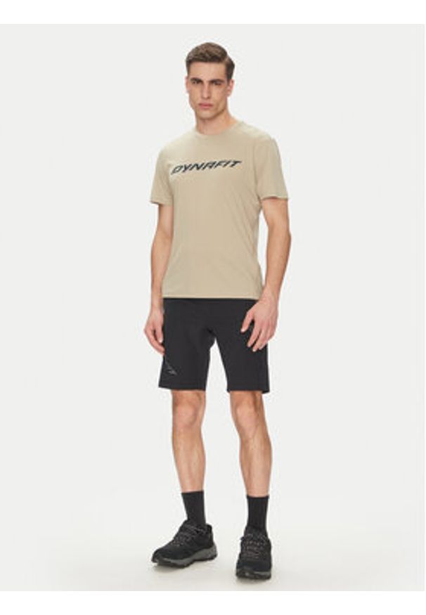 Dynafit Koszulka techniczna Traverse 2 08-0000070670 Beżowy Regular Fit. Kolor: beżowy. Materiał: syntetyk