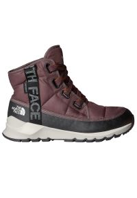 Buty damskie The North Face Thermoball Luxe 0A817WC9R1 - bordowe. Kolor: czerwony. Materiał: tkanina, syntetyk, guma. Szerokość cholewki: normalna. Sezon: zima #1
