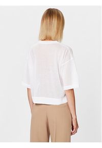 Sisley Sweter 1034M102Y Biały Regular Fit. Kolor: biały. Materiał: wiskoza #4