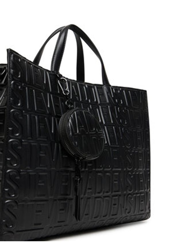 Steve Madden Torebka Bphantom SM13002233 Czarny. Kolor: czarny. Materiał: skórzane