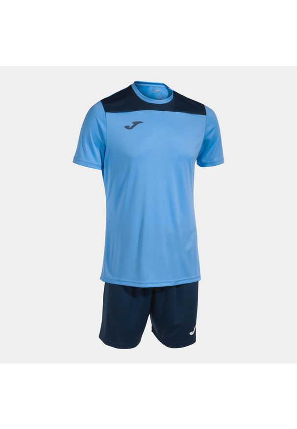 Zestaw sportowy Joma Phoenix II 2XL - Błękitny i granatowy. Kolor: niebieski. Materiał: dresówka. Sport: fitness