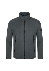 GLENMUIR - Męski Sportowy Sweter Loap Gaelmar 2XL - Komfort i Ciepło. Kolor: szary