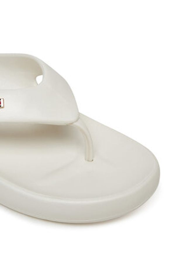 TOMMY HILFIGER - Tommy Hilfiger Japonki Th Comfort Beach Sandal FW0FW08522 Biały. Kolor: biały