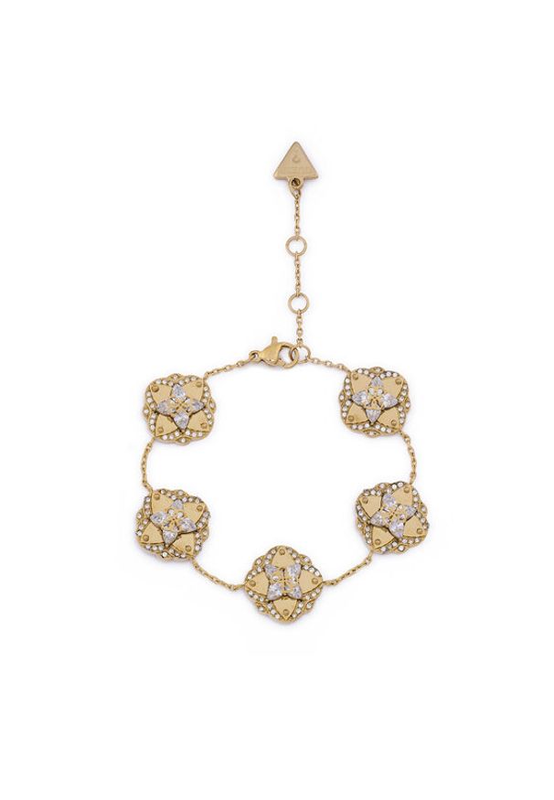 Guess Bransoletka JUBB05 501JW Złoty. Materiał: metalowe. Kolor: złoty