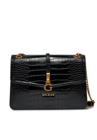 Guess Torebka G James (CA) HWCA92 12210 Czarny. Kolor: czarny. Materiał: skórzane