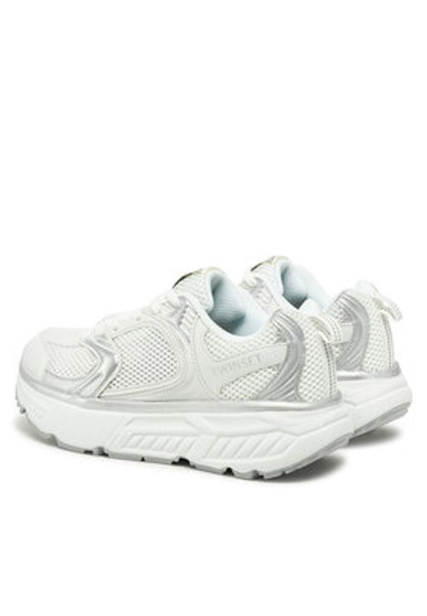 TwinSet - TWINSET Sneakersy 251TCP030 Biały. Kolor: biały. Materiał: materiał