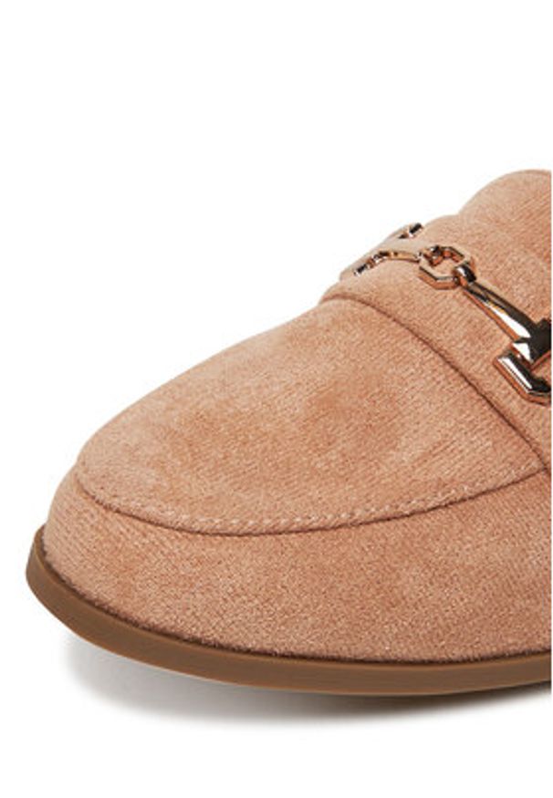 DeeZee Loafersy HXG2106-27 Beżowy. Kolor: beżowy. Materiał: materiał