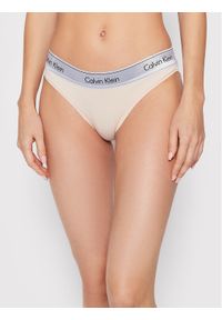 Figi klasyczne Calvin Klein Underwear. Kolor: beżowy