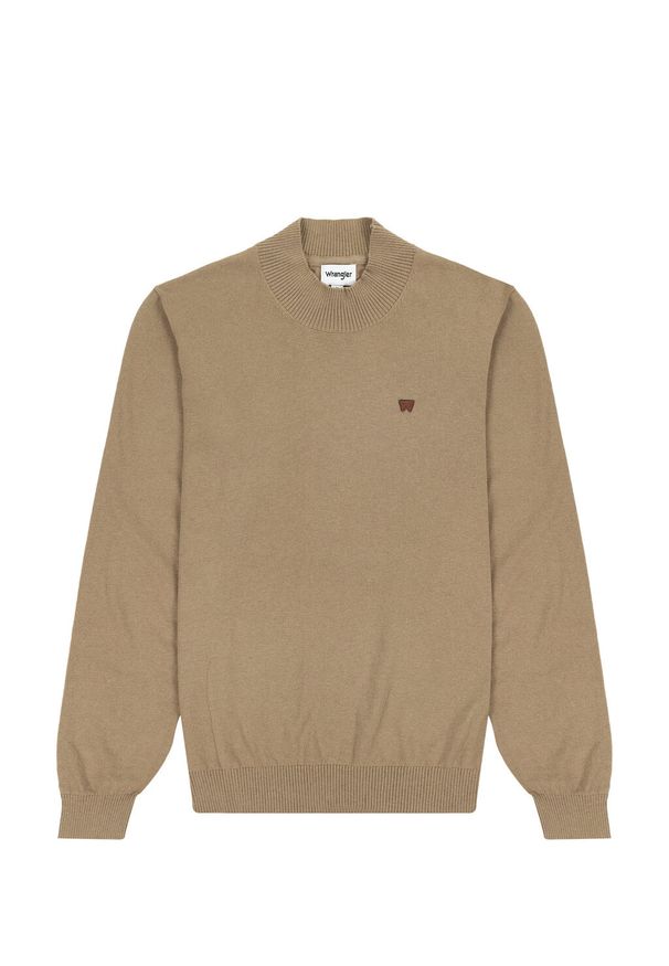 Wrangler - WRANGLER MĘSKA SWETER ROLL NECK KNIT LEAD GREY 112343113 W8D4016778. Okazja: na co dzień. Materiał: materiał, wełna, bawełna, nylon. Długość rękawa: długi rękaw. Długość: długie. Styl: casual, elegancki