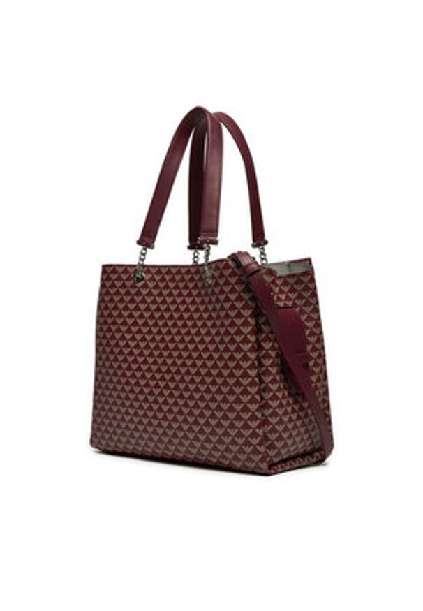 Emporio Armani Torebka Y3D158 YWS0E 80801 Brązowy. Kolor: brązowy. Materiał: skórzane