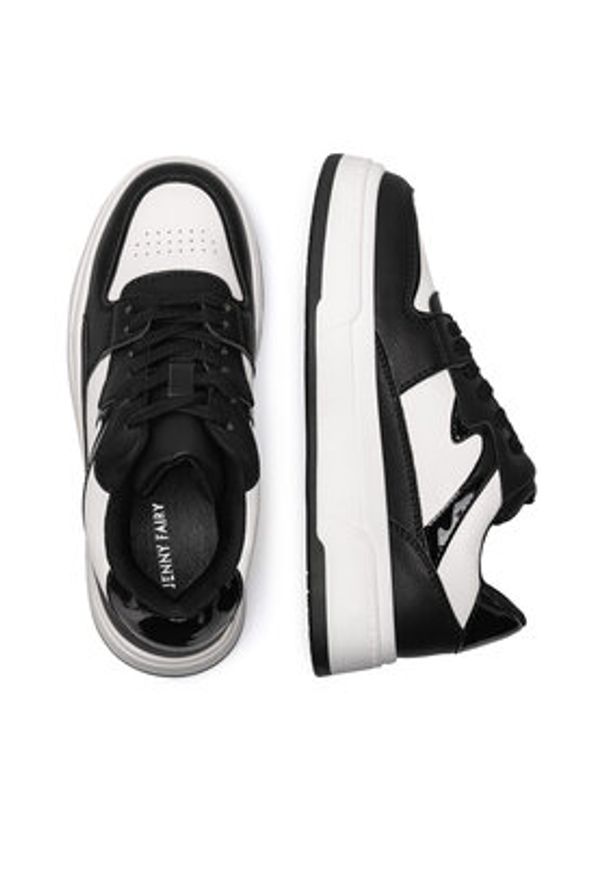 Jenny Fairy Sneakersy WS6160-09 Czarny. Kolor: czarny. Materiał: materiał