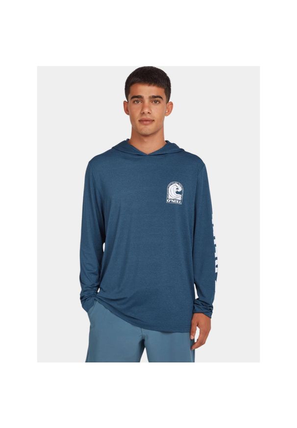 Bluza męska z kapturem O'Neill Upf. Typ kołnierza: kaptur. Kolor: niebieski. Sezon: lato
