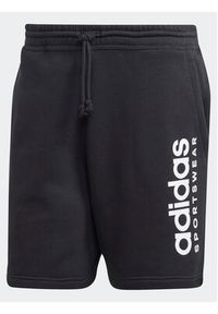 Adidas - adidas Szorty sportowe All SZN Fleece Graphic Shorts IC9792 Czarny Regular Fit. Kolor: czarny. Materiał: bawełna. Styl: sportowy #3