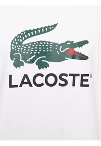 Lacoste Bluza SH1281 Biały Regular Fit. Kolor: biały. Materiał: bawełna #4