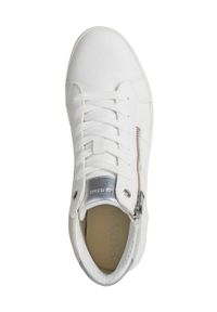 Geox buty kolor biały. Nosek buta: okrągły. Zapięcie: sznurówki. Kolor: biały. Szerokość cholewki: normalna #6