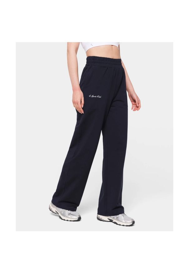 Spodnie dresowe Carpatree Sports Club Royal Navy. Materiał: dresówka. Sezon: lato. Sport: joga i pilates